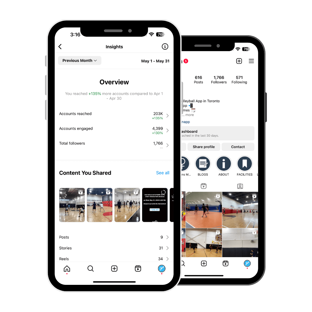 Javelin in-app screenshots