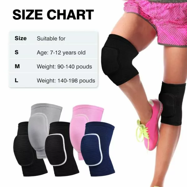 1729833120 71Qhq+y9PHL. SL1500 Soft and Breathable Knee Pads for Volleyball, Dancing, Football, Yoga, Basketball, and Skating - Protective Knee Pads for Adults and Kids