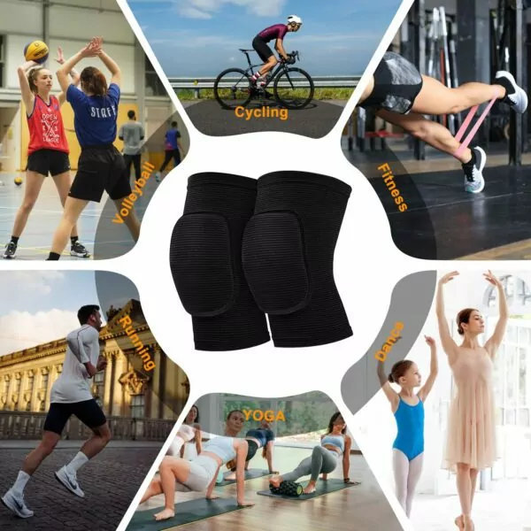 1729840101 81QCWGBZoGL. SL1500 Volleyball Knee Pads for Dancers, Soft Breathable Knee Pads for Men Women Kids Knees Protective, Knee Brace for Volleyball Football Dance Yoga Tennis Running Cycling Workout Climbing