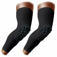 Knee Pads Wrestling Knee Sleeve Compression Leg Sleeves for Volleyball Basketball, Knee Compression Sleeve for Youth and Adult(Black_M_2 Pcs)