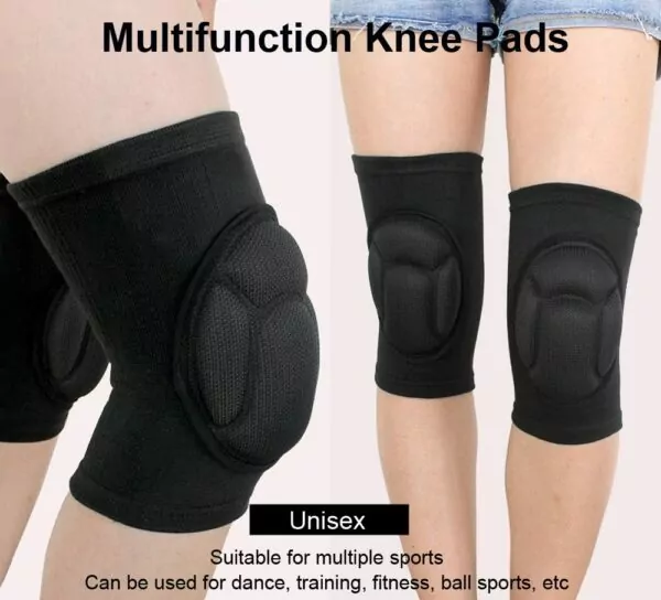 1729861460 61psRmsrZTL. SL1000 Knee Pads for Women & Men, Basketball Knee Pads Volleyball Knee Pads for Women Men Wrestling Knee Pads Wrestling Gear, Crash Pad Snowboarding Gear Knee Protector Soft Knee Pads for Work (Large, Black)