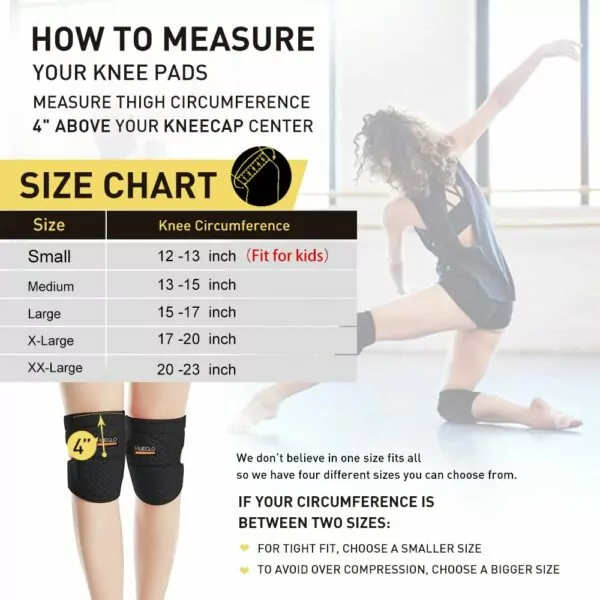 1729883094 61uza3WoHhL. SL1000 HUEGLO Dance Knee Pads for Volleyball,Soft Sponge Knee Pads for Men Women Kids Knees Protective,Knee Support for Avoid Floor Burns & Bruising,1Pair,Large