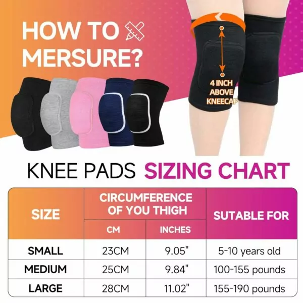 Volleyball Knee Pads for Women, Men, Youth, Girls, Kids, Knee brace for Volleyball Basketball Football Dance Yoga Tennis Running Cycling Workout Climbing Wrestling