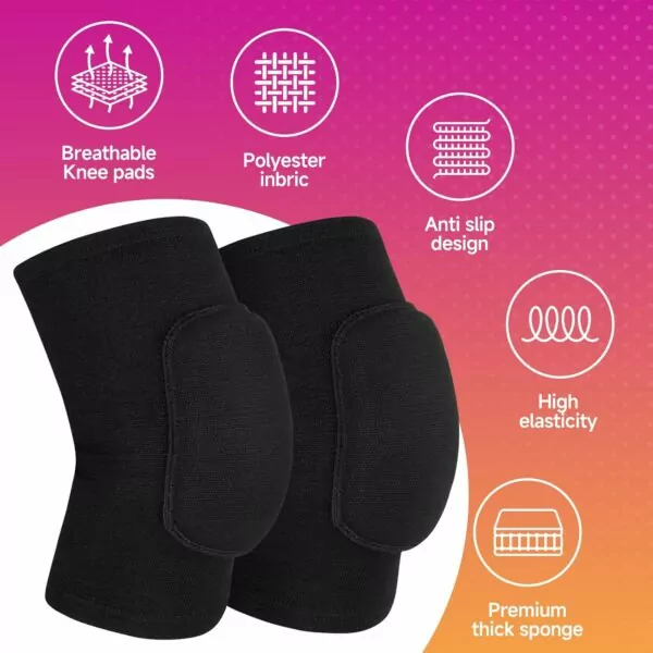 1729907519 71tDNMSI5YL. SL1500 Volleyball Knee Pads for Women, Men, Youth, Girls, Kids, Knee brace for Volleyball Basketball Football Dance Yoga Tennis Running Cycling Workout Climbing Wrestling