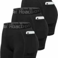 Roadbox 5" Women's Volleyball Compression Shorts - 1/3 Pack Athletic Workout Spandex Shorts with Pockets for Gym Yoga