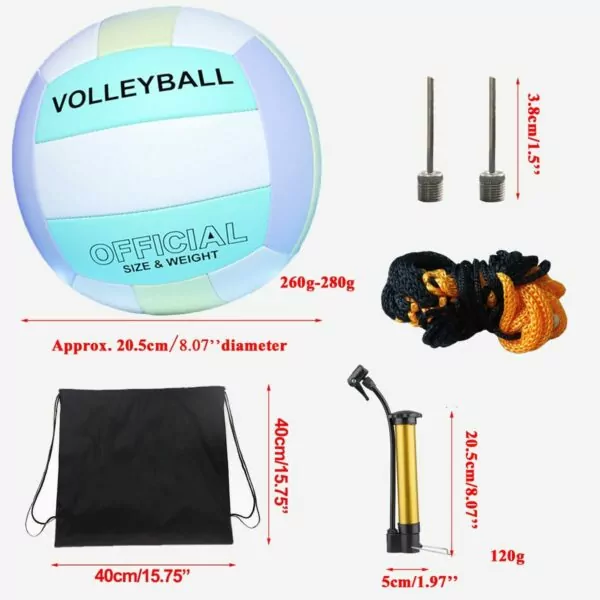 61mG0dCf6TL. AC SL1200 Volleyball Official Size 5, Volleyball Kit, Volleyballs, Soft Volleyball Beach Volleyball Pool Volleyball for Indoor Outdoor Beach, Training Equipment Volleyball Training, Competition, Gym