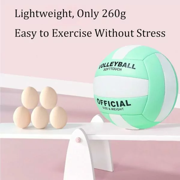 61pLEKzhrpL. AC SL1500 Volleyball Official Size 5, Volleyball Kit, Volleyballs, Soft Volleyball Beach Volleyball Pool Volleyball for Indoor Outdoor Beach, Training Equipment Volleyball Training, Competition, Gym