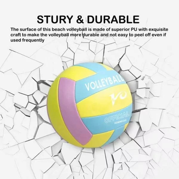 Premium Soft Touch Volleyball - Official Size 5 for Indoor Beach Gym Games - Image 5