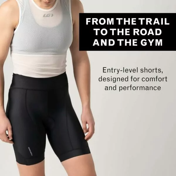 Women's Louis Garneau Optimum 2 Padded Stretchable Breathable Quick Drying Shorts - Image 2