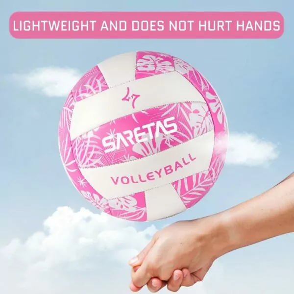 7121LScf33L. AC SL1500 Volleyball Soft Beach Volleyball - Official Size for School, Indoor, Outdoor and Play Game Gym Workout - Play for Girls, Adults and Family.