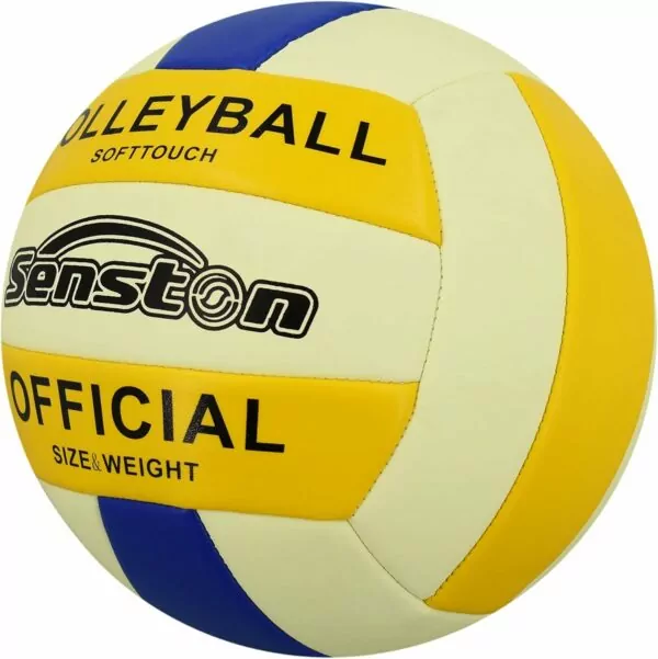 Glow in the Dark Senston Volleyball Size 5 Indoor Outdoor Night Leather with Pump - Image 6