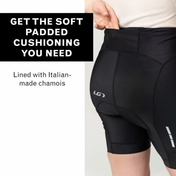 Women's Louis Garneau Optimum 2 Padded Stretchable Breathable Quick Drying Shorts - Image 4