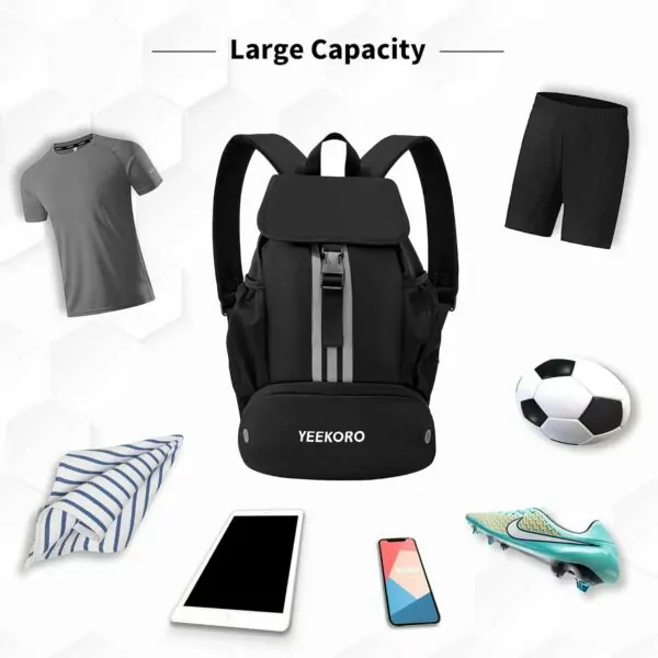 71Ivozke4kL. AC SL1500 Soccer Backpack Multifunctional Sport Gym Bags with Dry-wet Separate & Shoe Compartment for Basketball Volleyball