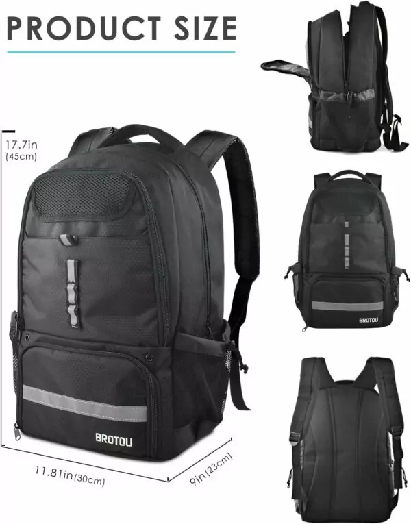 71JEw+ZuhYL. AC SL1500 BROTOU Basketball Backpack, Large Basketball Bag with Shoes and Ball Compartment, Soccer Backpacks for Basketball/Volleyball