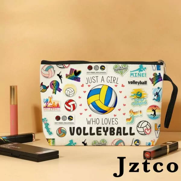 71bW +mCYWL. AC SL1200 Volleyball Stuff Volleyball Gifts Volleyball Cosmetic Bag Toiletry Bag Birthday Graduation Funny Makeup Bag Volleyball Bag for Women Teens Girls Girlfriend Volleyball Lover Coach Fan Sister Niece