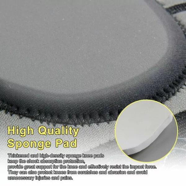 HUEGLO Soft Sponge Knee Pads for Volleyball Girls Avoid Floor Burns Bruising X-Large 1Pair - Image 4