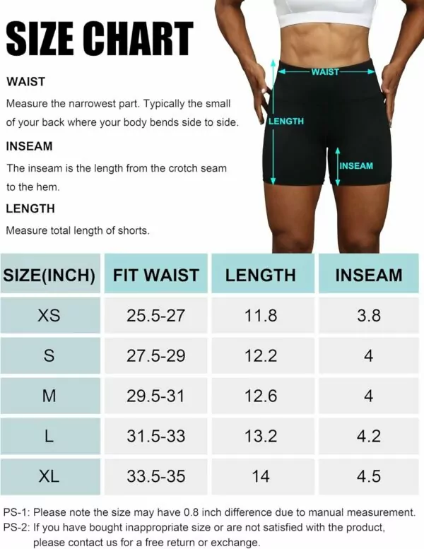 71vb j3Qw L. AC SL1500 TELALEO 5 Pack 3"/5" Womens Volleyball Shorts Spandex Compression Shorts Workout Performance High Waist Yoga Biker Shorts