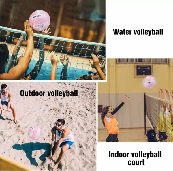 81+wvcMBWBL. AC SL1500 EVZOM Super Soft Volleyball Beach Volleyball Official Size 5 for Outdoor/Indoor/Pool/Gym/Training Premium Volleyball Equipment Durability Stability Sports Ball