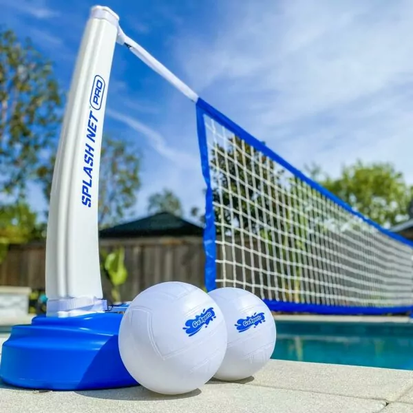 81 KXSJeCFL. AC SL1500 GoSports Splash Net PRO Pool Volleyball Net - Includes 2 Water Volleyballs and Pump - White, Red, or Blue