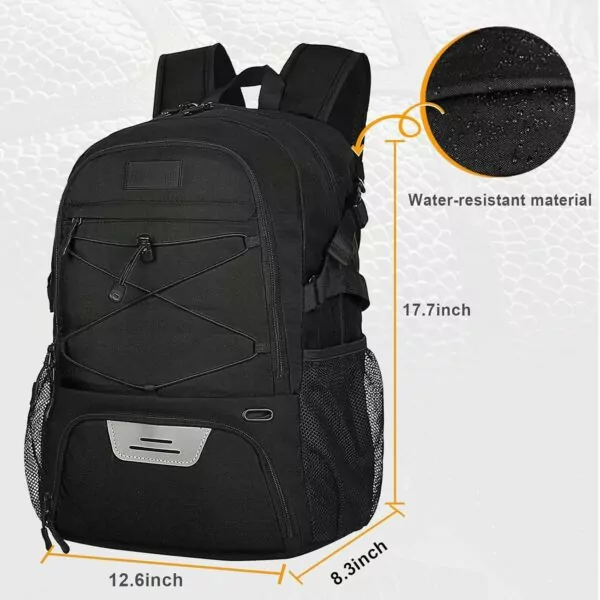 81G6We2B 5L. AC SL1500 Goloni Soccer Backpack,Basketball Backpack with Ball Compartment & Shoe Compartment,Backpack for Basketball,Soccer