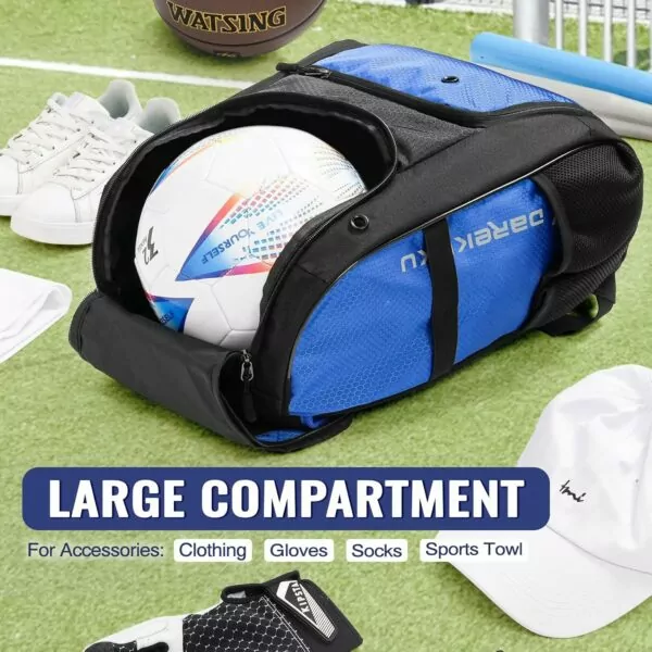 81LcNFKah6L. AC SL1500 Soccer Bag With Portable Hand Bag For Ball & Shoes, Sports Training Backpack For Volleyball & Softball & Basketball & Football & Baseball For Boys & Girls & Adults