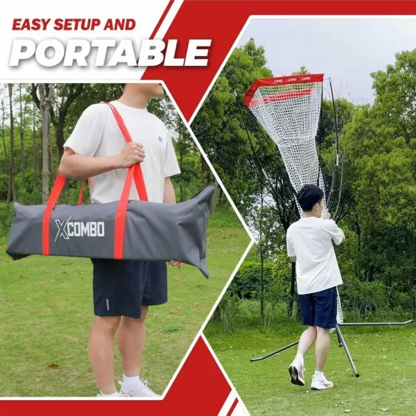 Adjustable Height Volleyball Training Net Setter Trainer for Indoor Outdoor Serving Spiking Practice Equipment - Image 6