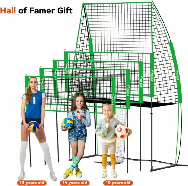 81j13i7EuZL. AC SL1500 Professional Volleyball Training Net, Adjustable Volleyball Spike Serving Hitting Practice Equipment Machine, Volley Trainer Setting Gear Gifts for Indoor/Outdoor