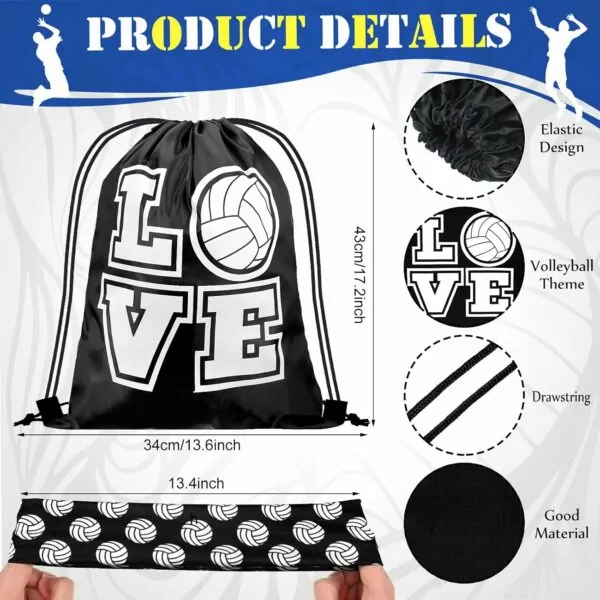 81lc AZVtrL. AC SL1500 Yinder 4 Pcs Volleyball Accessories Include Volleyball Knee Pads Volleyball Arm Sleeves Volleyball Drawstring Bag Volleyball Softball Headbands for Women Teenager Volleyball Training Dance