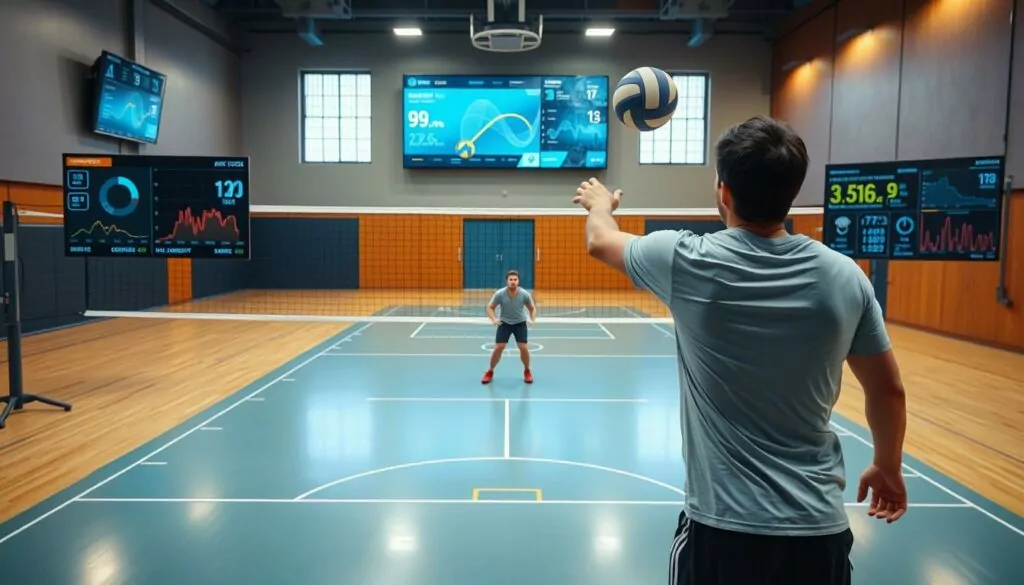 AI volleyball training technique analysis