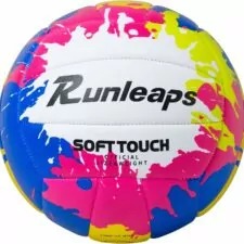 Beach Volleyball Official Size 5 Soft Waterproof Volleyball Sand Sports PU Ball for Indoor, Outdoor, Pool, Gym, Training