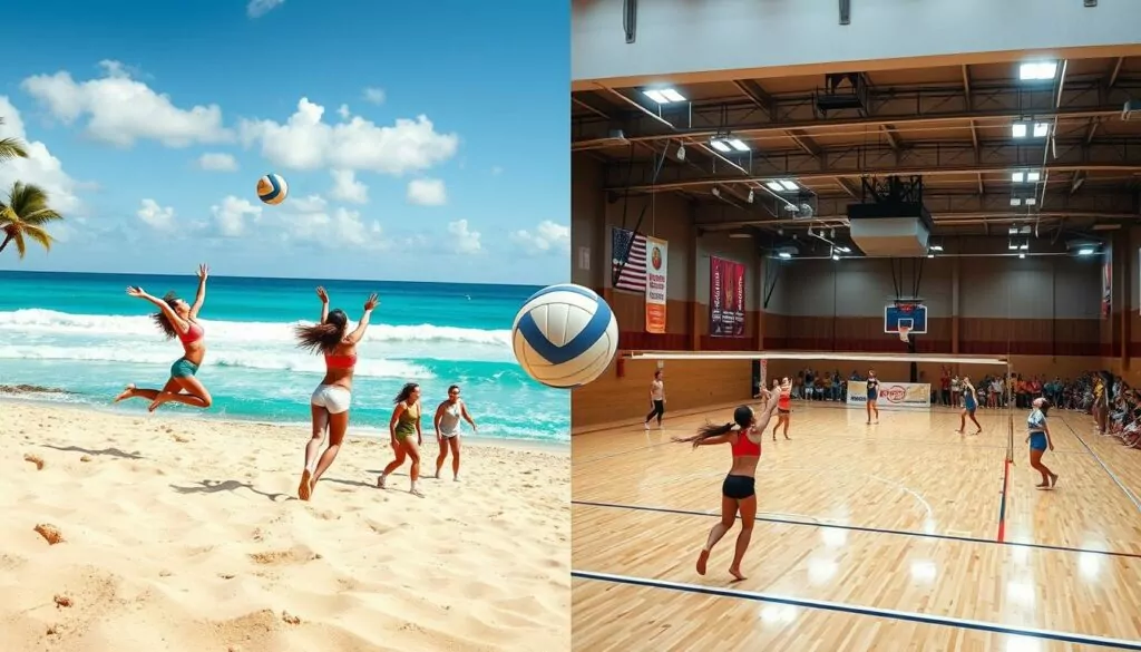 Beach to Indoor Volleyball Transition