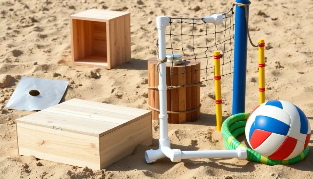 DIY volleyball training aids