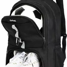 Goloni Youth Soccer Bag,Basketball Bag with Ball Compartment & Shoe Compartment,Backpack for Football Volleyball Basketball