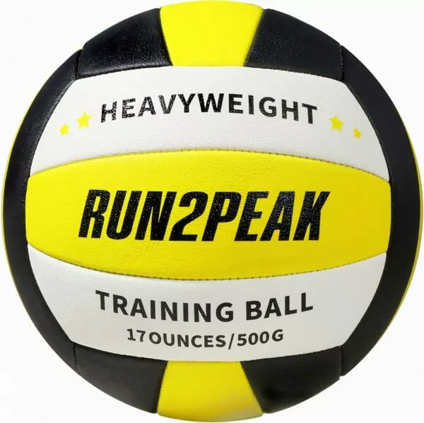 Heavy Weight Volleyball Ball Official Size 5 Setter Training Volleyballs PU Practice Volley Balls for Indoor Rebounder Equipment Setters Weighted Volleyball Setting Trainer