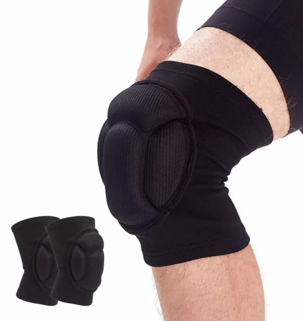 Knee Pads for Women & Men, Basketball Knee Pads Volleyball Knee Pads for Women Men Wrestling Knee Pads Wrestling Gear, Crash Pad Snowboarding Gear Knee Protector Soft Knee Pads for Work (Medium,