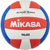 Mikasa Competitive Class Volleyball (Red/White/Blue)