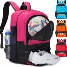 Soccer Bag-Soccer Backpack&Backpack for&Football Volleyball& Basketball,with Ball Compartment and Training Package