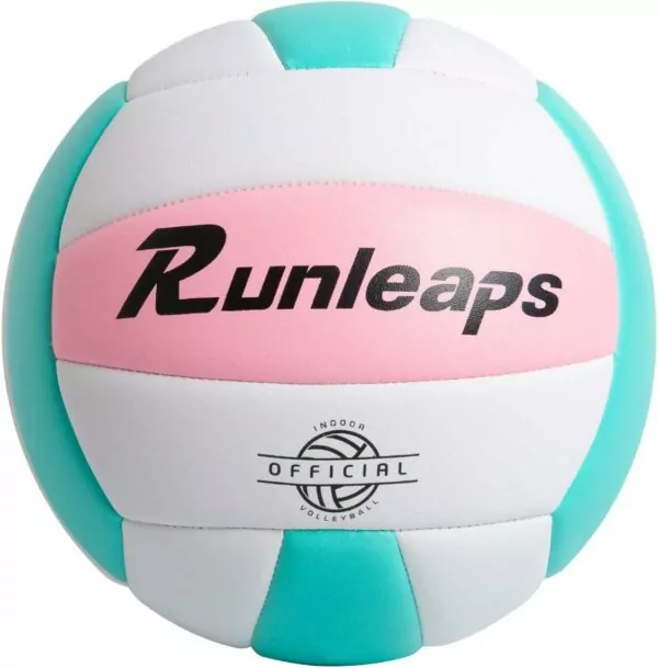 Soft Indoor Volleyball Waterproof Volleyball Light Touch Recreational Ball for Pool Gym Indoor Outdoor Size 5