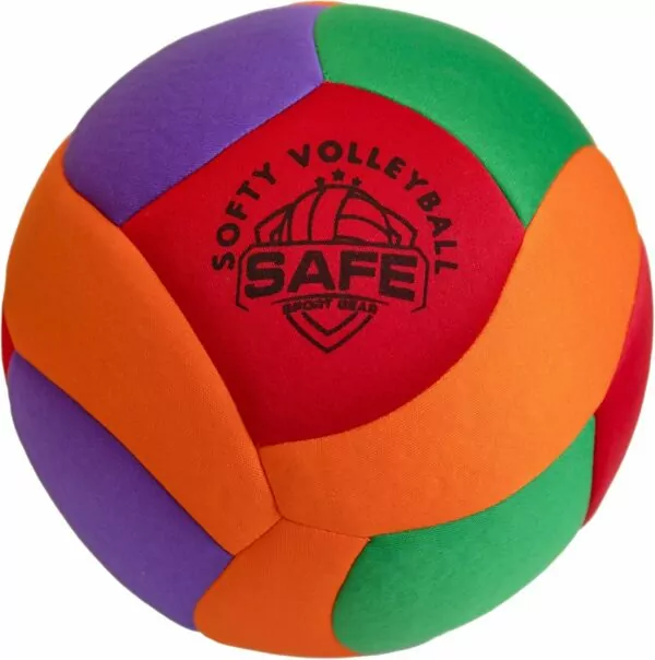 Softy Volleyball - Super Soft Volleyball Designed for Pain-Free Play - Awesome Kids Volleyball with a Realistic Feel and Bounce - Perfect Ball for House, Yard or Gym