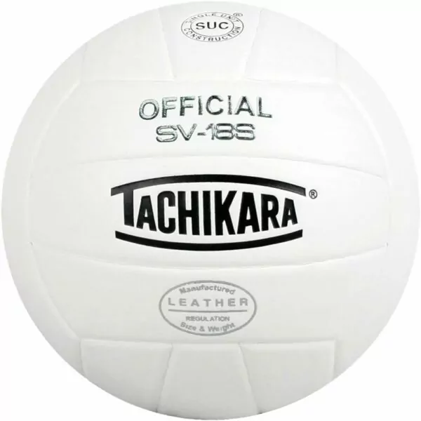 Tachikara Institutional Quality Composite Leather Volleyball, Royal-White