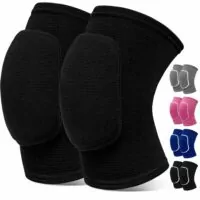 Volleyball Knee Pads,Knee Pads for Women,Men,Kids,Girls,Knee Brace for Basketball Volleyball Football Dance Yoga Tennis Running Cycling Workout Climbing (Black, Small)