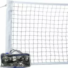 Volleyball Net Outdoor, Heavy Duty Volleyball Net for Backyard, 32 x 3 FT Professional Net with Reinforced Side Tapes for Ground Pool Sports, Portable Replacement Net for Beach (Poles Not Included)