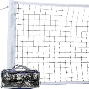 Volleyball Net Outdoor, Heavy Duty Volleyball Net for Backyard, 32 x 3 FT Professional Net with Reinforced Side Tapes for Ground Pool Sports, Portable Replacement Net for Beach (Poles Not Included)