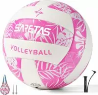 Volleyball Soft Beach Volleyball - Official Size for School, Indoor, Outdoor and Play Game Gym Workout - Play for Girls, Adults and Family.