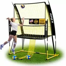 Volleyball Training Net System - Sturdy, Adjustable, and Portable | Improve Accuracy, Technique, and Skills | Ideal for Indoor/Outdoor Use | Easy Assembly & Storage |