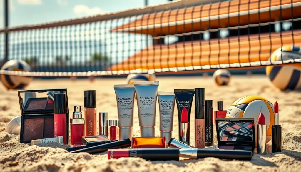 Volleyball competition makeup brands