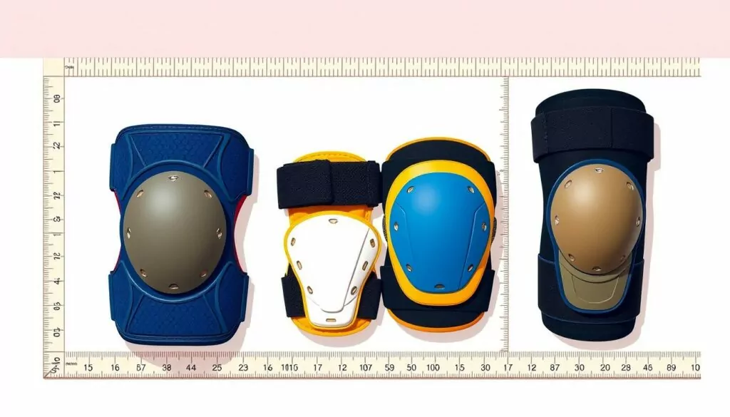 Volleyball knee pad measurements