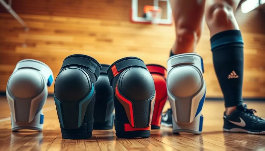 Volleyball knee support options