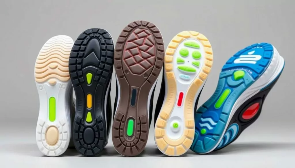 Volleyball shoe cushioning technologies