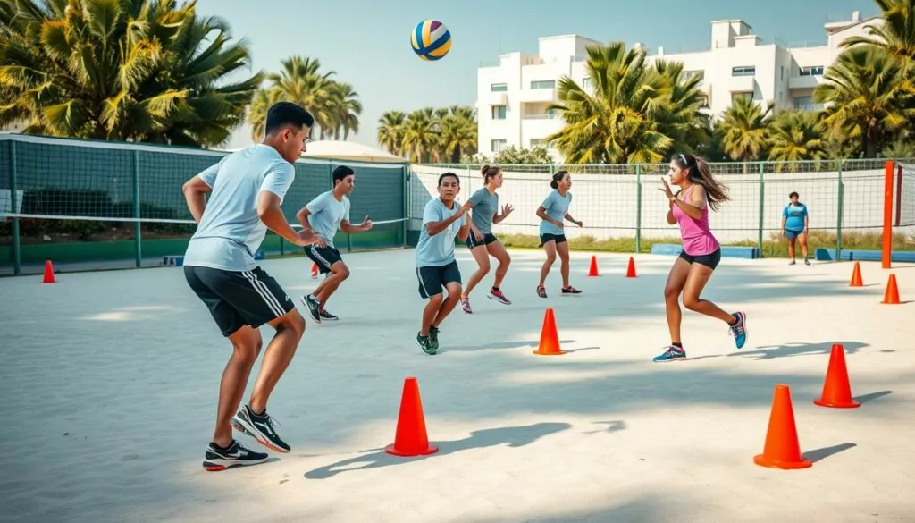 agility and footwork drills for volleyball